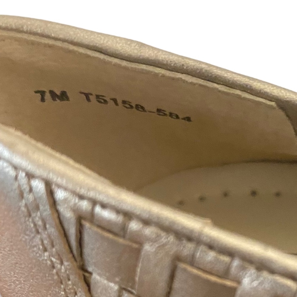 Trotters Metallic Woven Loafers in Gold and Silver Tones - Picture 11 of 11